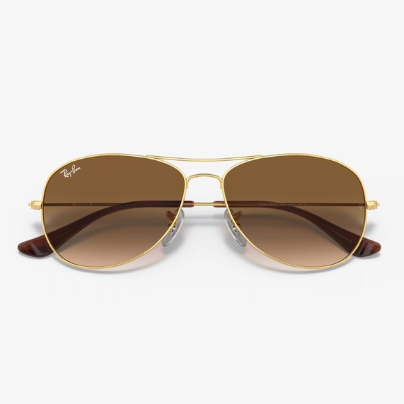 Ray-Ban RB3362 Chromance Cockpit Aviator Sunglasses - 59mm, Gold **FRAME ONLY** - Picture 1 of 8